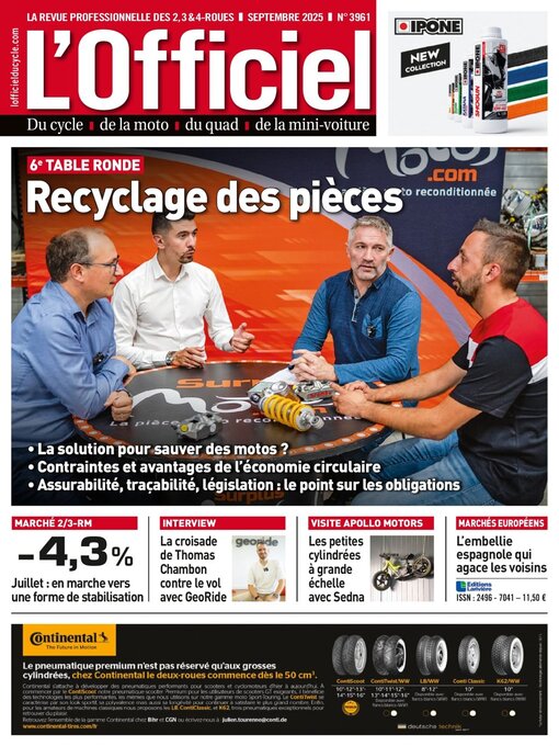 Title details for L'Officiel du Cycle by Editions Lariviere SAS - Available